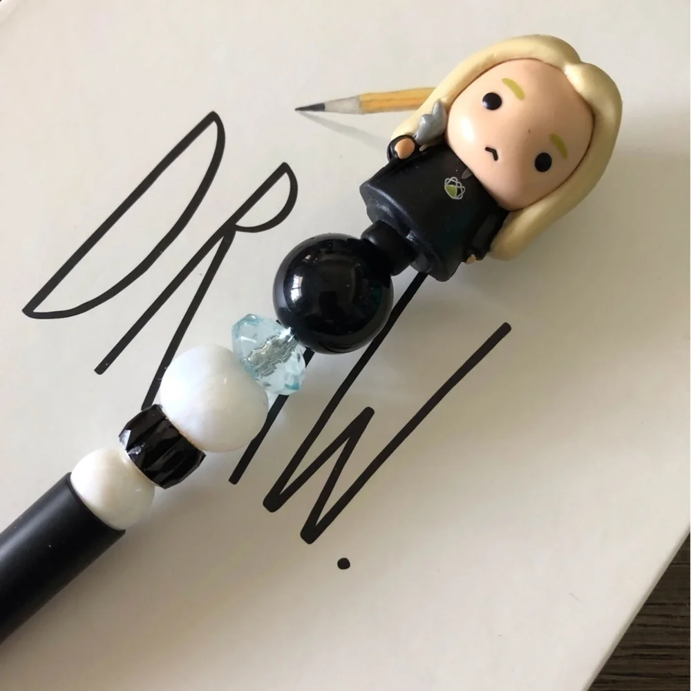 Harry Potter: Lucius Malfoy handmade beaded pen